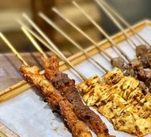 Roasted Duck Intestine Skewers