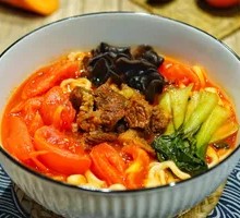Tomato Beef Noodle Soup