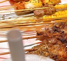 Braised Chicken Skewers