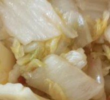 Stir-fried Napa Cabbage