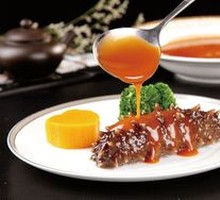 Braised Sea Cucumber with Abalone Sauce