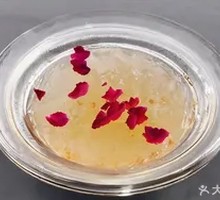 Vegetarian Bird's Nest Rose Syrup