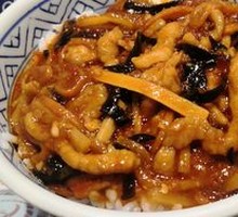Spicy Kimchi Pork Shredded Meat Rice