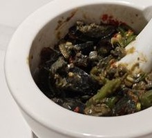 Spicy Pepper and Century Egg Mix