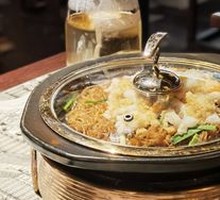 Steamed Shrimp with Gold-Silver Garlic