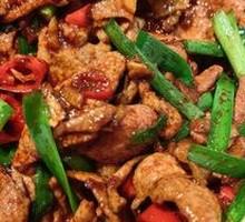 Fresh Pepper Stir-Fried Pig Liver