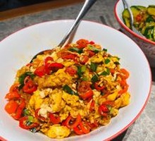 Fermented bean and egg stir-fry