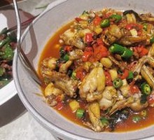 Perilla Frog with Beef
