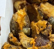 Fried Enoki Mushrooms