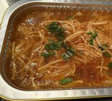 Aluminum-Wrapped Enoki Mushrooms