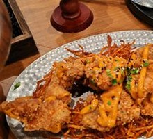 Spicy Chicken Cubes with Masa Sauce