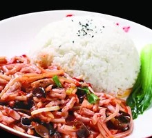 Fish-Flavored Shredded Pork Rice Bowl