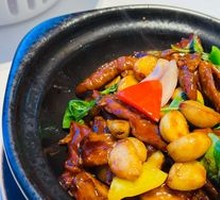 Stir-fried Blood Sausage