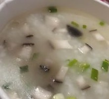 Chicken and Mushroom Rice Porridge