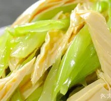Celery Tofu Skin Peanut Salad