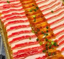 Garlic Beef with Pork Belly