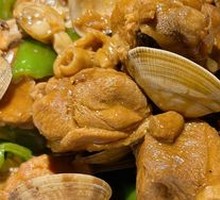 Clam Stir-Fry with Chicken