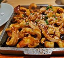 Grilled Squid with Star Accompaniment