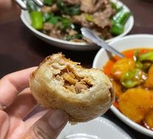 Meat-filled Flatbread