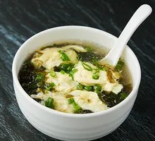 Double Egg Seaweed Egg Drop Soup