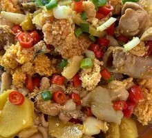 Braised Fish Offal in Brown Sauce