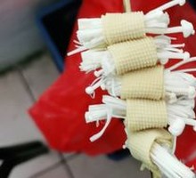 Tofu Skin Rolls with Enoki Mushrooms