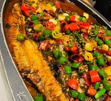 Garlic-Flavored Grilled Fish