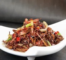 Hunan smoked bamboo shoot with preserved pork