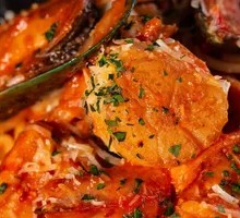 Spicy Seafood Pasta