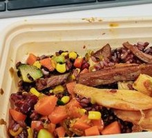 Chicken Steak Combo with Brown Rice