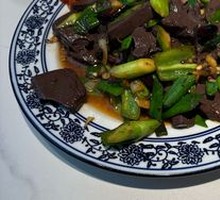 Stir-fried羊Blood
