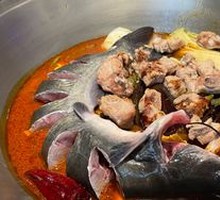 Stewed Fish in Iron Pot
