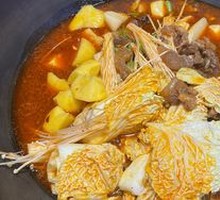 Tendon and Brain Hot Pot