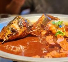 Fish Head with Flatbread