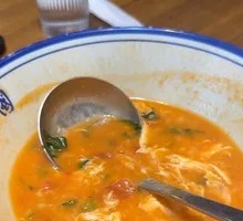 Tomato Dumpling Soup