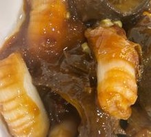 Braised Sea Cucumber with Green Onion