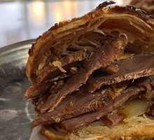 Beef-filled flatbread