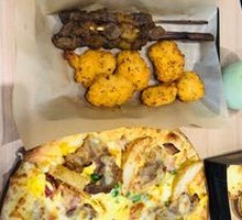American-style Bacon & Potato Pizza