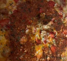 Classic Italian Meat Sauce Pizza