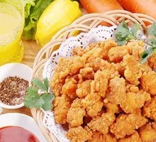 Crispy Chicken with Chicken Strips