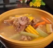Pork Rib and Corn Soup