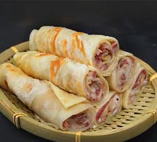 Pork Head Wrapped in Flatbread