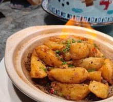 Brandy-braised Wild Potatoes
