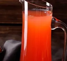 Homemade Plum Syrup Drink