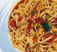 Tomato and Egg Fried Noodles