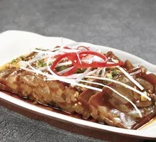 Cold-mixed pork skin jelly