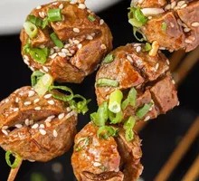 Grilled Beef Meatballs
