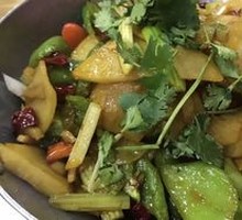 Spicy Potatoes in Dry Pot