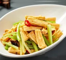 Celery with Tofu Skin
