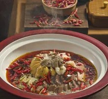 Spicy Blood Duck with Vegetables
